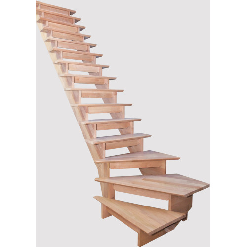 Маршевая деревянная лестница MODERN QT бук Маршевая деревянная лестница MODERN QT бук